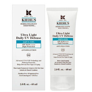 Kiehl's Ultra Light Daily UV Defense Aqua Gel SPF 50 PA++++ ครีมกันแดดเนื้อเจล