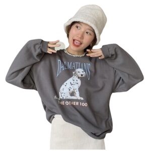 Stylist Shop Animal Series Sweater เสื้อแขนยาว สกรีนลายสุนัข