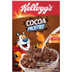 Kellogg's Cocoa Frosties Chocolate Breakfast Cereal อาหารเช้าธัญพืช
