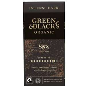 Green & Black's Organic Extra Dark Chocolate 85% ดาร์กช็อกโกแลต