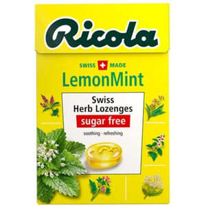Ricola Lemon Mint Candy ยาอมแก้เจ็บคอ