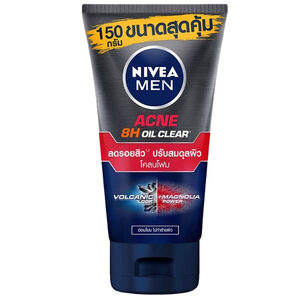 Nivea Men Acne Oil Clear Mud Foam โฟมล้างหน้า