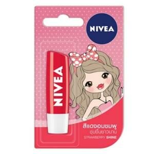Nivea Strawberry Shine Lip care ลิปบาล์ม