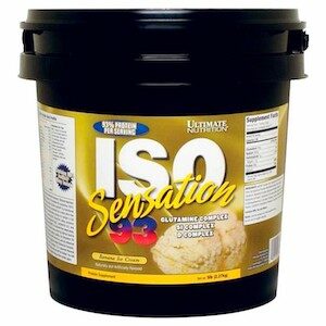 Ultimate Nutrition ISO sensation 93 Whey Protein Isolate เวย์โปรตีนไอโซเลท