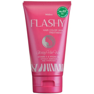 Mistine Flashy Hair Color Wax Treatment  มิสทีน แวกซ์เคลือบสีผม
