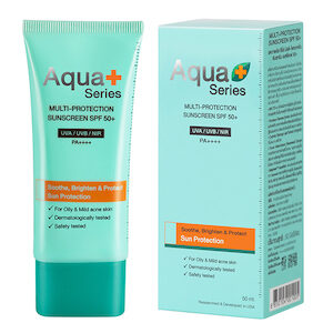 Aqua Plus (อควาพลัส) Multi-Protection Sunscreen ครีมกันแดด ลดการเกิดสิวอุดตัน