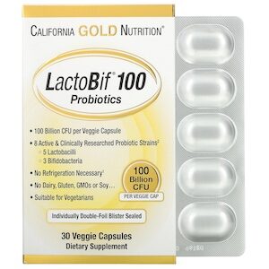 California Gold Nutrition LactoBif Probiotics อาหารเสริมโปรไบโอติก