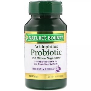 Nature's Bounty Acidophilus Probiotic อาหารเสริมโพรไบโอติกส์