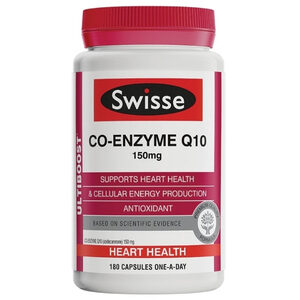 Swisse Ultiboost Co-Enzyme CoQ10  อาหารเสริมโคเอนไซม์คิว 10