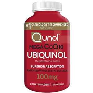 Qunol Mega CoQ10 Ubiquinol อาหารเสริมโคเอนไซม์คิว 10