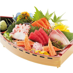 Sashimi (5 Kinds) ปลาดิบรวม 5 อย่าง