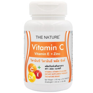 The Nature Vitamin C Vitamin E plus Zinc วิตามินซีผสมซิงค์