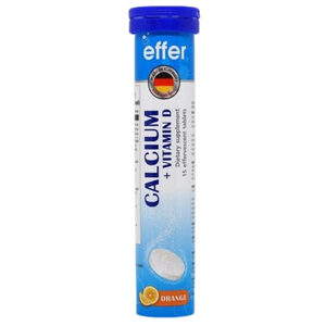 แคลเซียมเม็ดฟู่ Effer Calcium + Vitamin D