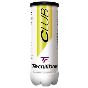 Tecnifibre ลูกเทนนิส Club 3 Tennis Balls Tube