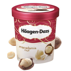 Häagen-Dazs Macadamia Nut รสถั่วแมคคาเดเมีย 109.-