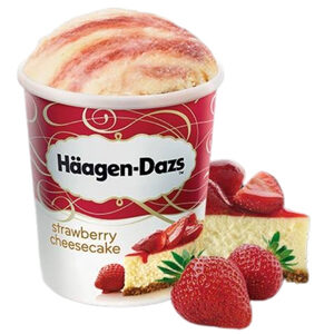 Häagen-Dazs Strawberry Cheesecake รสสตรอเบอร์รี่ชีสเค้ก 109.-