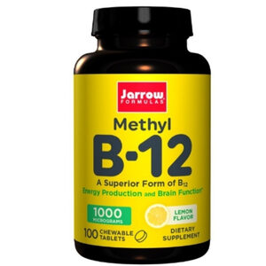Jarrow Formulas Methyl B-12 Lozenges อาหารเสริมวิตามินบี 12