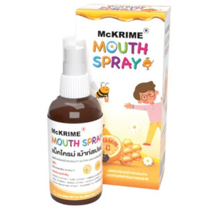 Mckrime Mouth Spray for kids สเปรย์ พ่น สำหรับเด็ก รสส้ม แก้ไอ เจ็บคอ