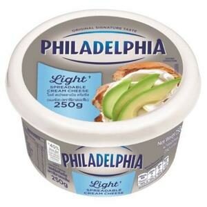 Philadelphia Light Spreadable Cream Cheese ครีมชีส
