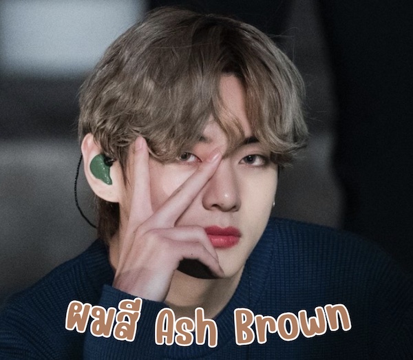 สีผมไอดอลเกาหลี Ash Brown
