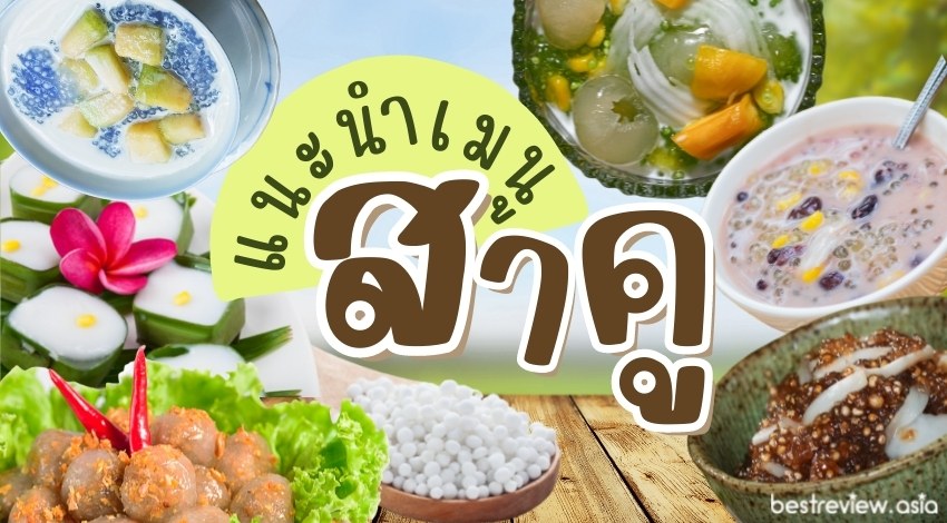 9 เมนูสาคู ทั้งคาว-หวาน ทำง่าย อร่อยสุด ๆ: สาคูไส้หมู หยกมณี ตะโก้สาคู » Best Review Asia