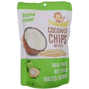 Crispconut Coconut chips มะพร้าวแก้วอบกรอบ