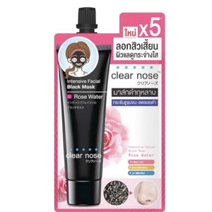 Clear Nose Intensive Facial Black Mask Rose Water ครีมลอกสิวเสี้ยน
