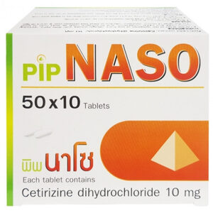 ยาแก้แพ้ ลดน้ำมูก cetirizine 10 mg tablet