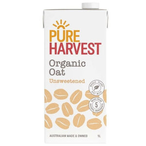 Pure Harvest Organic Oat Milk Unsweetened นมข้าวโอ๊ต