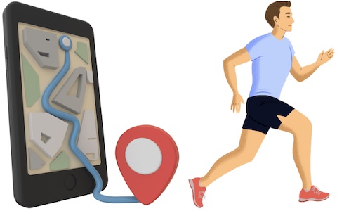 สมาร์ทวอทช์มี GPS จะช่วยบันทึกเส้นทางเพื่อบอกตำแหน่งและระยะทาง