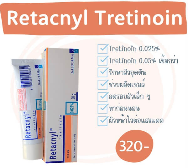 ยารักษาสิว Retacnyl Tretinoin