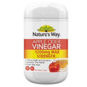Nature's Way Apple Cider Vinegar อาหารเสริมน้ำส้มสายชูแอปเปิลไซเดอร์