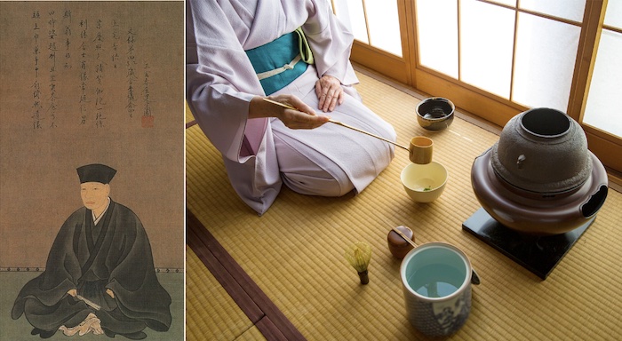 ภาพเหมือน เซน โนะ ริคิว และพิธีชงชาแบบ ซะโด