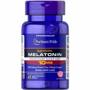 Puritan’s Pride Quick Dissolve Melatonin พูริแทนไพรด์ เมลาโทนินแบบเม็ดอม