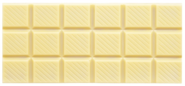 ไวท์ช็อกโกแลตใช้โกโก้บัตเตอร์ในการทำ ต่างจากช็อกโกแลตทั่วไปที่มีส่วนผสมของผงเมล็ดโกโก้ด้วย