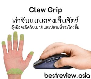 ท่าจับแบบกรงเล็บสัตว์ (Claw Grip)