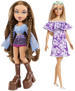ความแตกต่างของตุ๊กตา Bratz และตุ๊กตา Barbie 