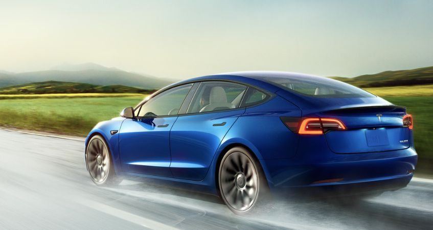 รูปลักษณ์ภายนอกของ Tesla Model 3
