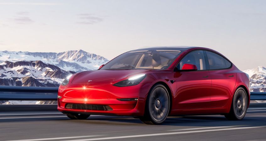 รูปลักษณ์ภายนอกของ Tesla Model 3