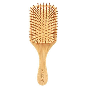 Haxon Natural Wooden Hair Brush แปรงหวีผม