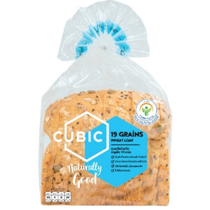 คิวบิก (Cubic) ขนมปังโฮลวีตธัญพืช 19 ชนิด