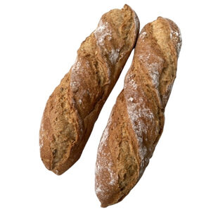 BAKEBURY Whole Wheat Baguette With Seeds ขนมปังบาแก็ต