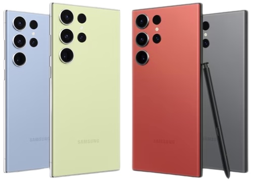 เฉดสีพิเศษออนไลน์ Samsung Galaxy S23 Ultra