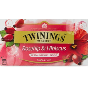 Twining’s Rosehip & Hibiscus Herbal Infusion Tea ชาโรสฮิปผสมชบา