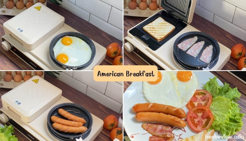 ทำเมนู American Breakfast ด้วยเครื่อง HAFELE BREAKFAST MACHINE 4IN1: KUCHE SERIES