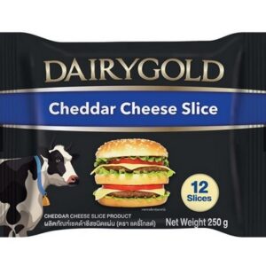Dairygold Cheddar Cheese Slices เชดด้าชีส