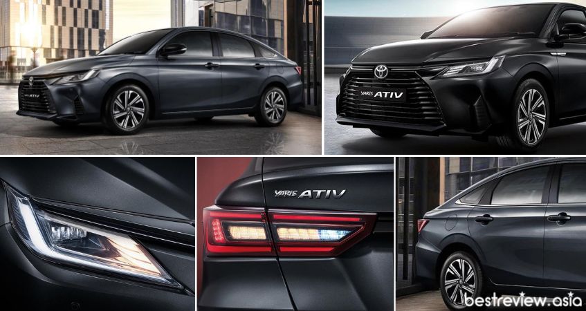 ดีไซน์การออกแบบภายนอกสไตล์ Fastback ของ All New Toyota Yaris ATIV 2023