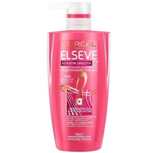 L'Oréal Paris Elseve Keratin Smooth 72H Perfecting Shampoo แชมพู
