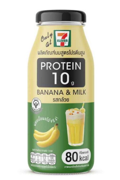 โปรตีน 10 โปรตีน 10 นมโปรตีนสูงรสกล้วย